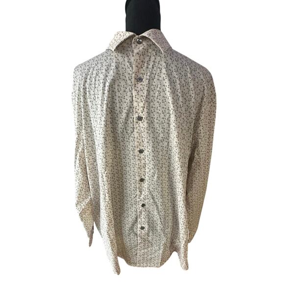 Alfani Regular Fit Printed Button-Down Shirt – Modern Style, Classic Comfort - Picture 1 of 7